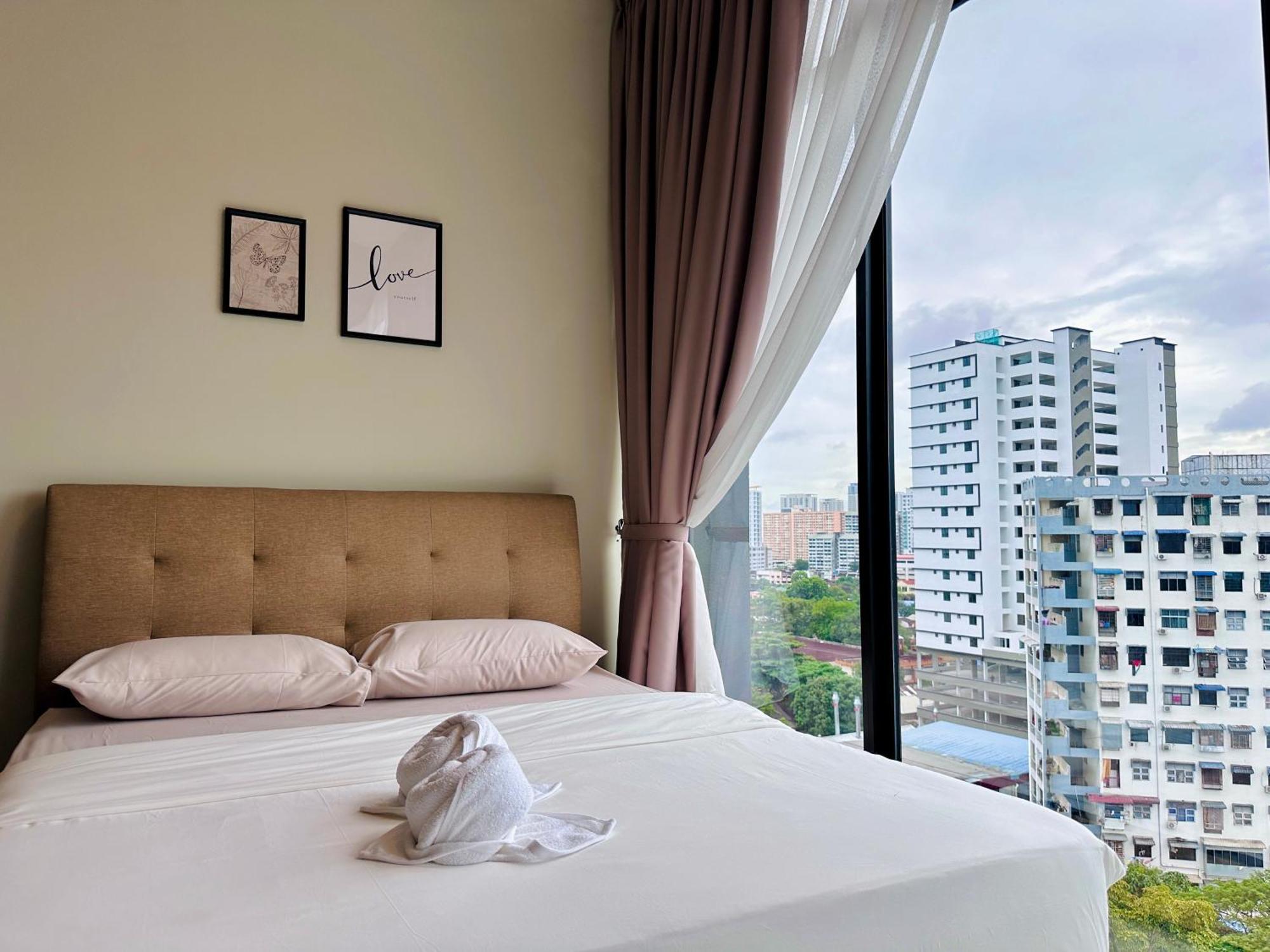 New Georgetown Modern City View 2Br Homestay For 10Pax 无敌美景两房民宿 Beacon Executive Suite Exteriér fotografie